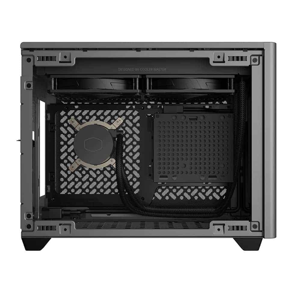 (image for) Cooler Master NR200P V2 MAX Mini-ITX Tower SFF PC Case inc 280mm AIO Cooler & 850W Gold PSU